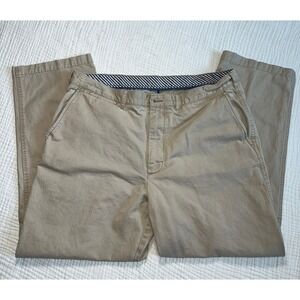 Cremiuex Men's Beige Chino Pants Size 38x30 - Pleated Front Dress Casual